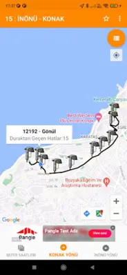 İzmir Akıllı Ulaşım Rehberi android App screenshot 11