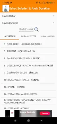 İzmir Akıllı Ulaşım Rehberi android App screenshot 13